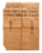 Lot of Six Armistice Day Front Pages