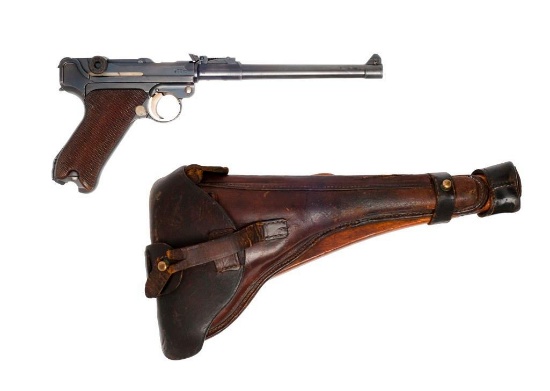 **German Artillery Luger with Matching Stock