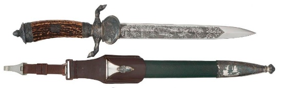 Reichsbund Deutsche Jagerschaft (German Hunting Society) Dagger