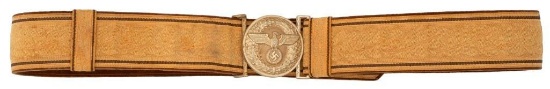 German WWII Political Leaders Belt and Buckle