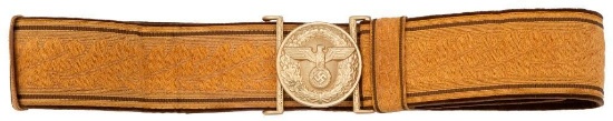 German Third Reich Political Leaders Belt and Buckle