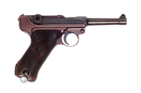 **WWII German Mauser "S/42" P.08 Pistol
