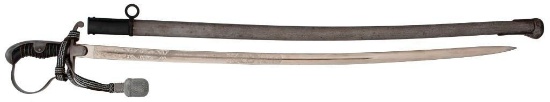 German WWI Regimental Sword with Portepee (1st Thuringian Artillery)