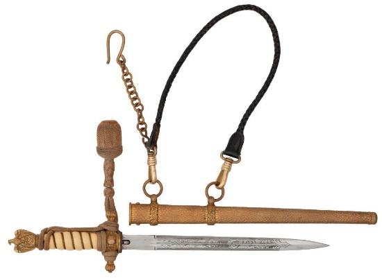 German WWII Kreigsmarine Dagger with Portepee