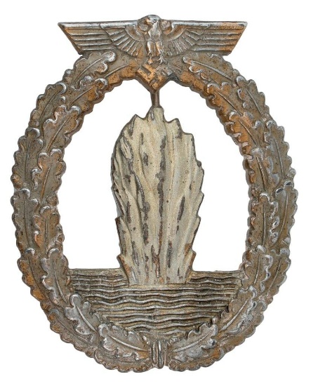 German WWII Minesweeper War Badge