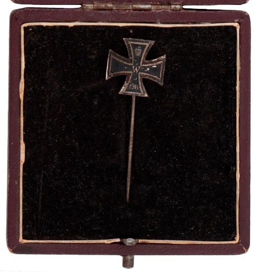 WWI German Iron Cross, First Class Presentation Case