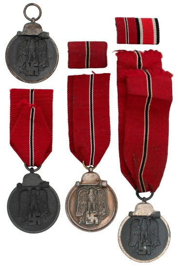 Lot of Four WWII German Eastern Medals