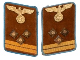 Pair of German Third Reich NSDAP Haupteinsatzleiter Collar Patches