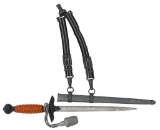 WWII German Second Model Luftwaffe Dagger by Herder