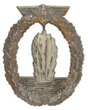 German WWII Minesweeper War Badge