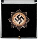 Cased WWII German Cross in Gold
