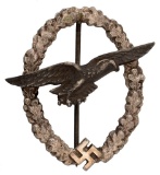 C.E. Juncker Luftwaffe Glider Pilot's Badge