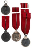Lot of Four WWII German Eastern Medals