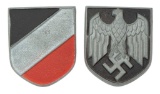 Lot of WWII German Cap Badges
