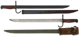 Lot of Two Japanese Type 30 Bayonets