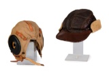 Lot of Two WWII USAAF Flight Caps