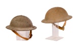 Lot of Two U.S. M1917A1 Helmets