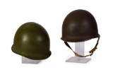 Lot of Two WWII U.S. M1 Helmets