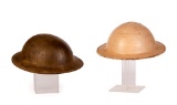 Lot of Two British Mk. I Helmets