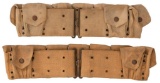 Lot of Two U.S. Model 1903 Cartridge Belts