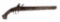 Silver Mounted Middle Eastern Flintlock Pistol