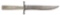 Good German Silver-Mounted American California Bowie Knife
