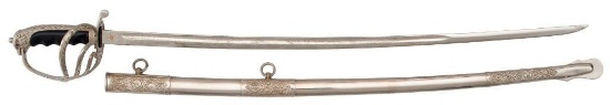 Presentation Grade Pattern 1902 Army Sword Presented To LTC John D. Borgman