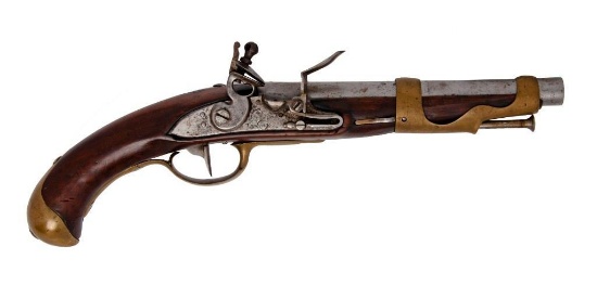 French Model 1763/66 Flintlock Pistol