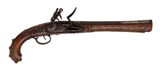 Middle Eastern Blunderbuss Flintlock Pistol