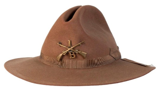 U.S. Model 1889 Campaign Hat of Private George Gregory, 1st North Dakota Volunteer Infantry