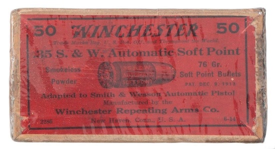 50-Round Box of Winchester .35 S&W Auto Ammunition
