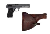 **Husqvarna Model 1907 Pistol with Holster