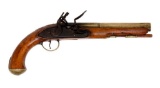Brass Barrel Flintlock Pistol