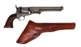 Rare Iron Guard Colt 1851 Navy Revolver With Slim Jim Style Holster