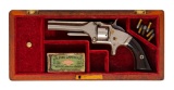 Cased Smith and Wesson 1st Model Revolver of California Entrepreneur James L Coles