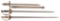 Lot of Three Edged Weapons