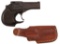 *High Standard .22 Magnum Derringer with Holster