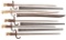 Lot of Five French Bayonets