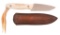 Custom Knife With Custom Leather Sheath By R.S. Giles