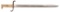Regimental-Marked German M1871 Bayonet