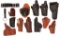 Lot of Pistol Belts and Holsters
