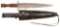 Contemporary Bowie Knife with Sheath