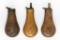 Lot of Three Powder Flasks