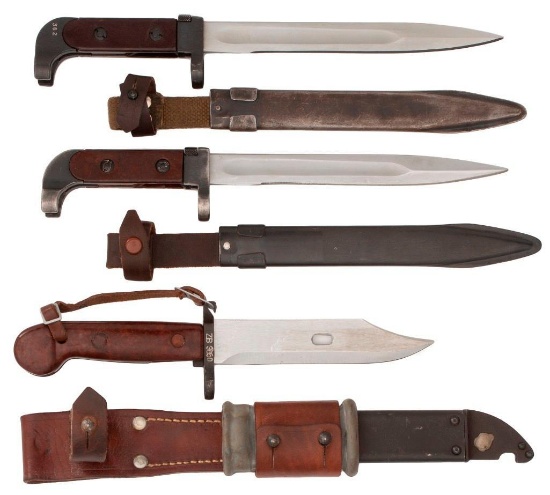 Lot of Three AKM Bayonets
