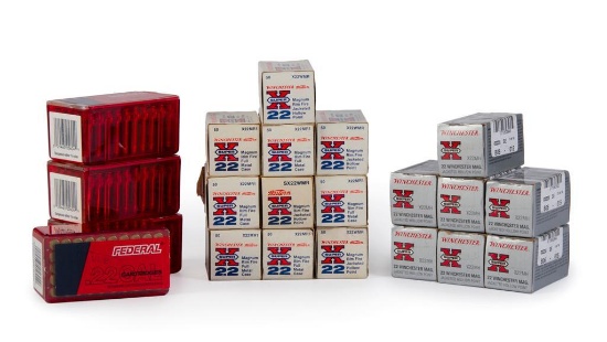 1,050 Rounds of .22 Win Mag. Ammunition