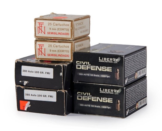 190 Rounds of  9mm SHt/.380 Ammunition