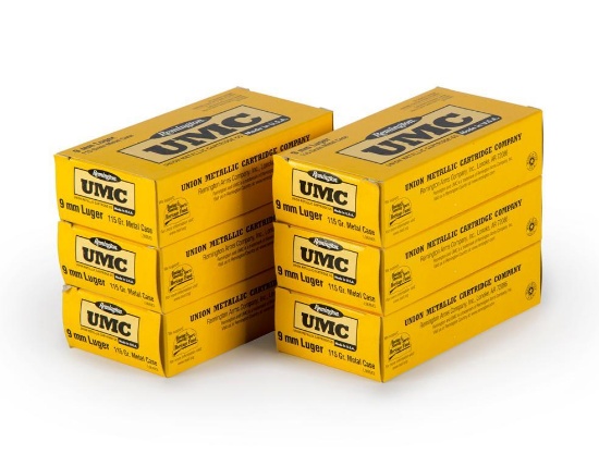 300 Rounds of Remington UMC 9mm Luger Ammunition