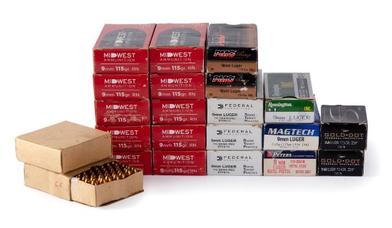 1000 Rounds of 9mm Ammunition