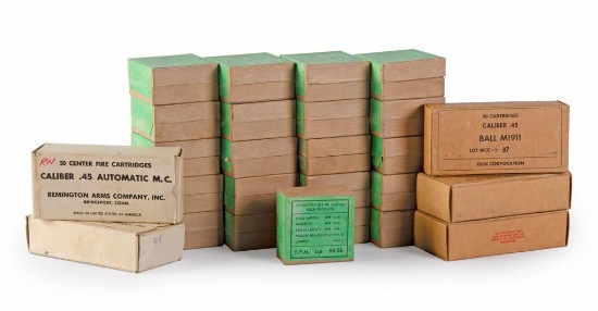 775 Rounds of French S.F.M. 11.43mm (.45 ACP) Ammunition