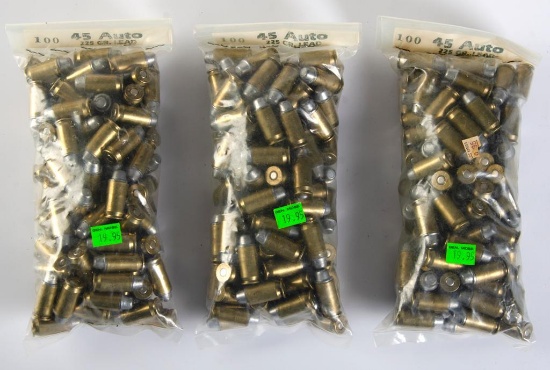 LOt of 300 ROunds of .45 ACP ammunition